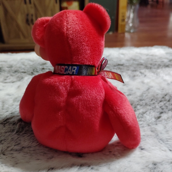 TY Beanie Baby - RACER the Nascar Bear - Picture 3 of 5